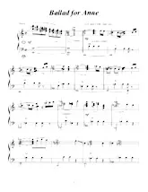 télécharger la partition d'accordéon Ballad for Anne (Accordéon) au format PDF