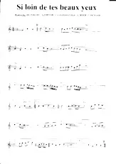 download the accordion score Si loin de tes beaux yeux in PDF format