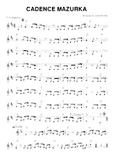 descargar la partitura para acordeón Cadence Mazurka en formato PDF