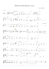 download the accordion score Warm and Tender Love  in PDF format