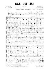 descargar la partitura para acordeón Ma Ju-Ju en formato PDF