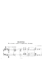 scarica la spartito per fisarmonica Mazurka / du ballet de mascarade /Bayan in formato PDF