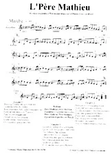 scarica la spartito per fisarmonica L'père Mathieu in formato PDF