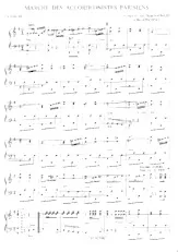 descargar la partitura para acordeón Marche des accordéonistes parisiens en formato PDF