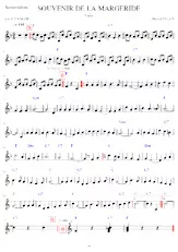 descargar la partitura para acordeón Souvenirs de la Margeride en formato PDF