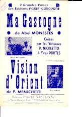 télécharger la partition d'accordéon Ma Gascogne au format PDF