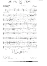 download the accordion score Au fil de l'eau  (Orchestration) in PDF format