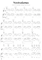 download the accordion score Nostradamus in PDF format