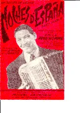 télécharger la partition d'accordéon Noches d'España au format PDF