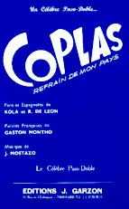télécharger la partition d'accordéon Coplas au format PDF