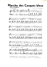 descargar la partitura para acordeón Marche des Casques Bleus en formato PDF