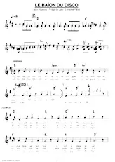 download the accordion score Le baïon du disco (Baïon chanté) in PDF format