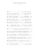 descargar la partitura para acordeón BALLADE EN NOVEMBRE   en formato PDF