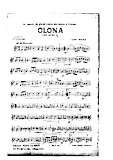 descargar la partitura para acordeón OLONA en formato PDF