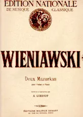 scarica la spartito per fisarmonica DEUX MAZURKAS (1 OBERTAS 2 Le Ménétrier) in formato PDF