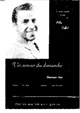 télécharger la partition d'accordéon Un amour du dimanche au format PDF