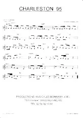 descargar la partitura para acordeón Charleston 95 en formato PDF
