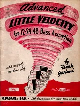 télécharger la partition d'accordéon Advanced Little Velocity in Bass Clef au format PDF