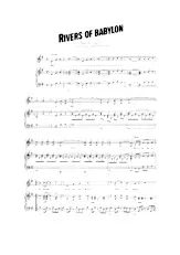 descargar la partitura para acordeón Rivers of Babylon en formato PDF