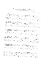 télécharger la partition d'accordéon Sonatine pour Manon au format PDF