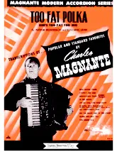 download the accordion score Too fat polka (She's too fat for me) in PDF format