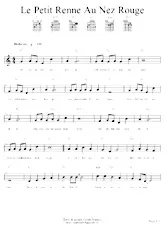 download the accordion score Le petit renne au nez rouge in PDF format