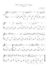 descargar la partitura para acordeón Vou levar-te Comigo en formato PDF