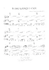 download the accordion score Te Dare Alabanza y Honor in PDF format