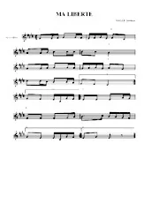 download the accordion score Ma liberté in PDF format