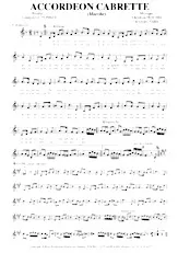 scarica la spartito per fisarmonica Accordéon cabrette in formato PDF
