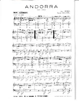 scarica la spartito per fisarmonica Andorra in formato PDF
