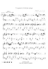descargar la partitura para acordeón Legend of Zelda -Kass' secret song & Champions ballade en formato PDF