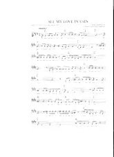 descargar la partitura para acordeón All my Love in Vain en formato PDF