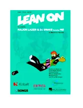 download the accordion score Lean on in PDF format