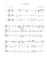 télécharger la partition d'accordéon Ave Maria  ( Sopran / Alt Tenor ) / Arrangement  Roberto Reffray au format PDF