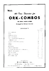 télécharger la partition d'accordéon All time Favorites For / Ork Combos (For Small Dance Bands  /instruments : saxo alto / Bari / sax) (Arranged By : Michael Edwards) (16 Titres)   au format PDF
