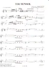 download the accordion score Toutensol in PDF format