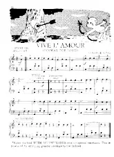 download the accordion score Vive l'amour (Hooray for love) in PDF format