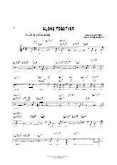 descargar la partitura para acordeón alone together en formato PDF