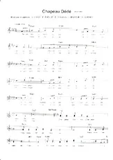 download the accordion score CHAPEAU DEDE in PDF format
