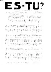 download the accordion score Es-tu in PDF format