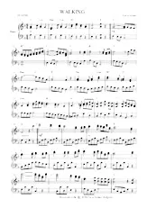 télécharger la partition d'accordéon WALKING Piano au format PDF