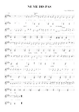 download the accordion score Ne me dis pas in PDF format