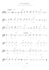 descargar la partitura para acordeón Le yoyo en formato PDF