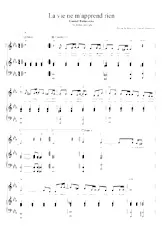 download the accordion score LA VIE NE M'APPREND RIEN (Un autre monde) in PDF format