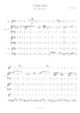 télécharger la partition d'accordéon Tangata / Silfo y Ondina N0 1) /(Quintet) Violin/ Bandoneon / Piano/ Guitar / Contrabass / au format PDF