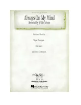 download the accordion score Always on my mind in PDF format