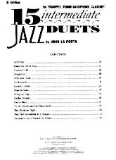 télécharger la partition d'accordéon 15 Intermediate Jazz Duets  au format PDF