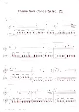 télécharger la partition d'accordéon Theme from concerto n°21 (Piano) au format PDF