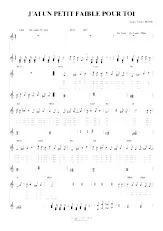 descargar la partitura para acordeón J'ai un petit faible pour toi (Relevé) en formato PDF